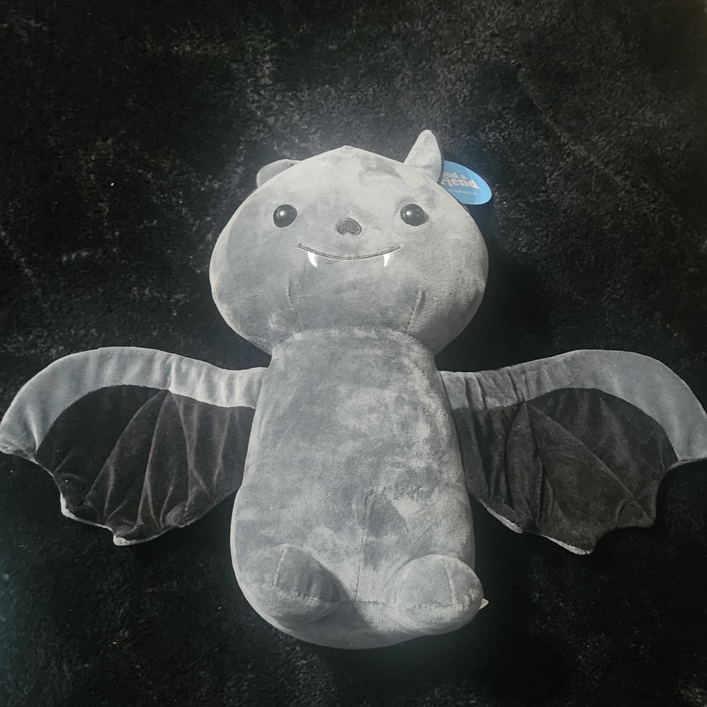 Charming Gray Bat Plush Toy